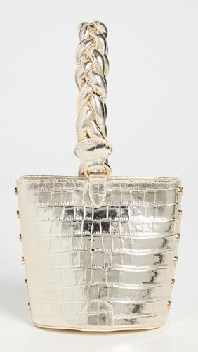 Florian London Women's Ava Wristlet Bag, Gold, One Size