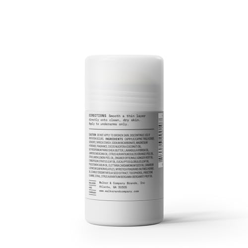Bevel Deodorant for Men with Coconut Oil and Shea Butter, Aluminum Free, No Streaks, 48 Hour Protection, 2.5 Oz (Packaging May Vary)
