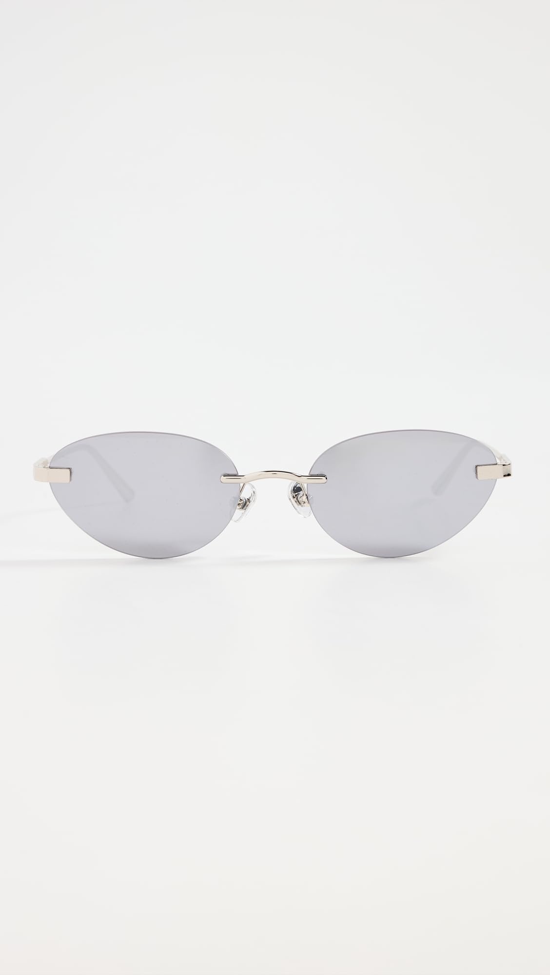 Elisa Johnson Women's Trinity Sunglasses, Gloss Silver, One Size