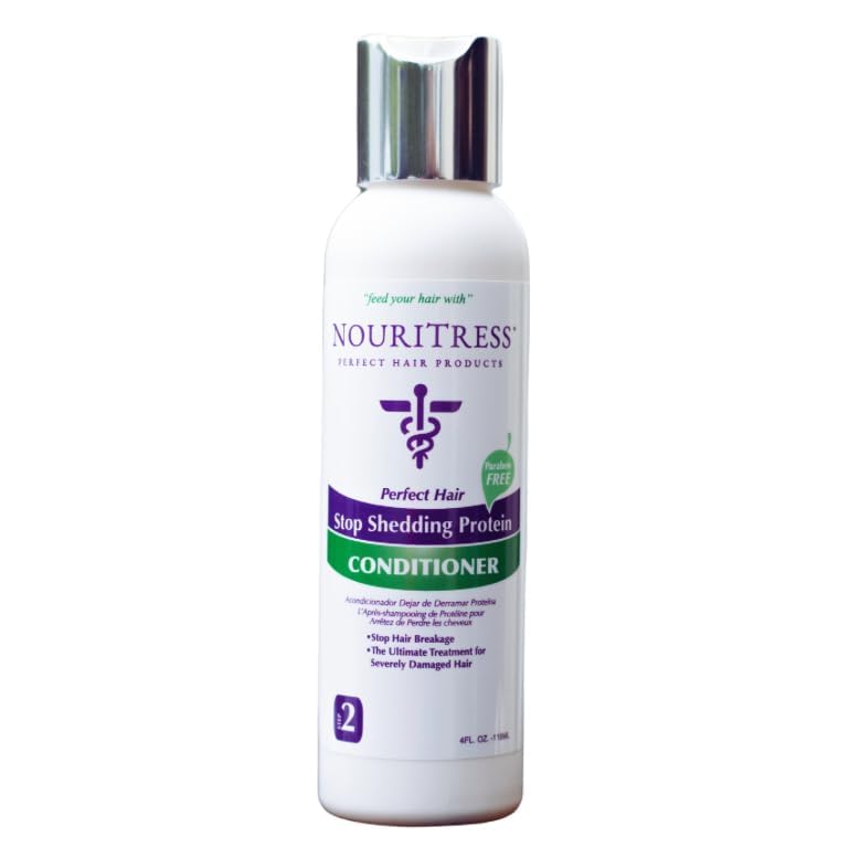 NouriTress Protein Conditioner - Promotes Hair Growth, Reduces Shedding & Breakage for Natural Hair - 4 oz.