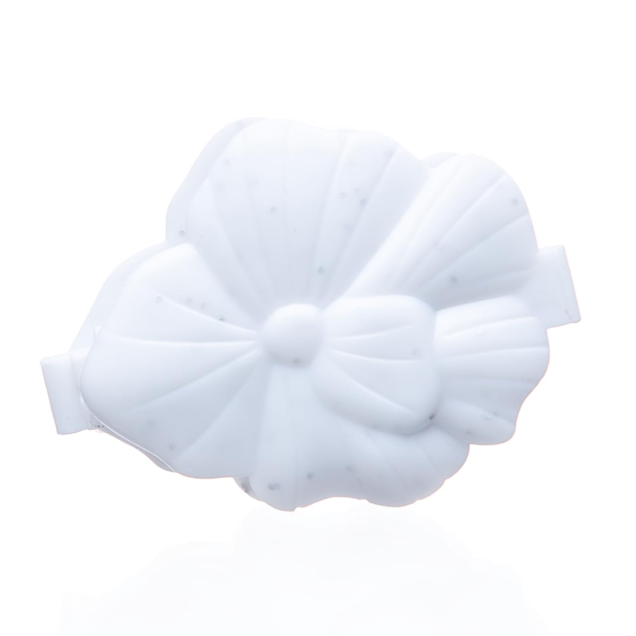 GaBBY Bows Patented Non Slip- Double Sided Snap Barrettes - 10 pack- (White)