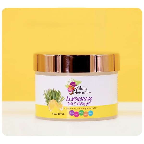 Alikay Naturals Lemongrass Hold It Styling Gel, 8 oz (227 g)