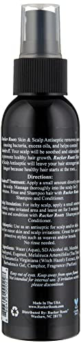 Rucker Roots Scalp & Skin Antiseptic Pre Shampoo| Witch Hazel Extract| Tea Tree Oil| Dandruff Control