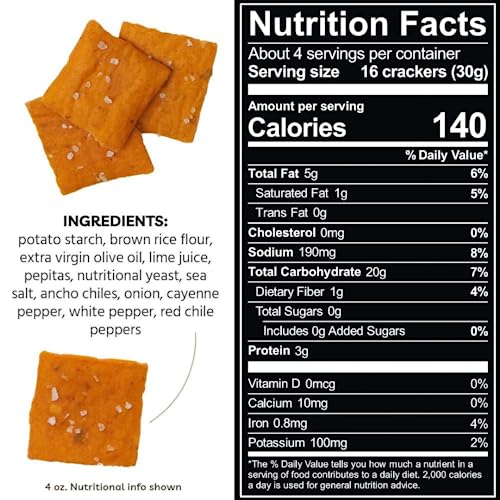 Every Body Eat Snack Thins, Fiery Chile Lime Flavor, Vegan, Gluten Free and Dairy Free (Pack of 6)