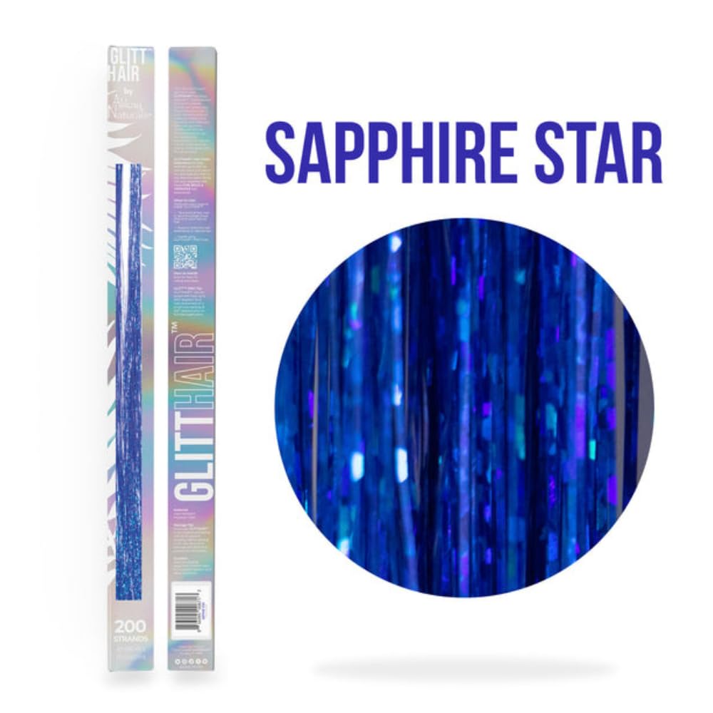 Alikay Naturals Glitthair™ Tinsel - Sapphire Star
