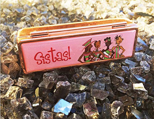 Shades of Color Lipstick Mirror Case, Walk By Faith