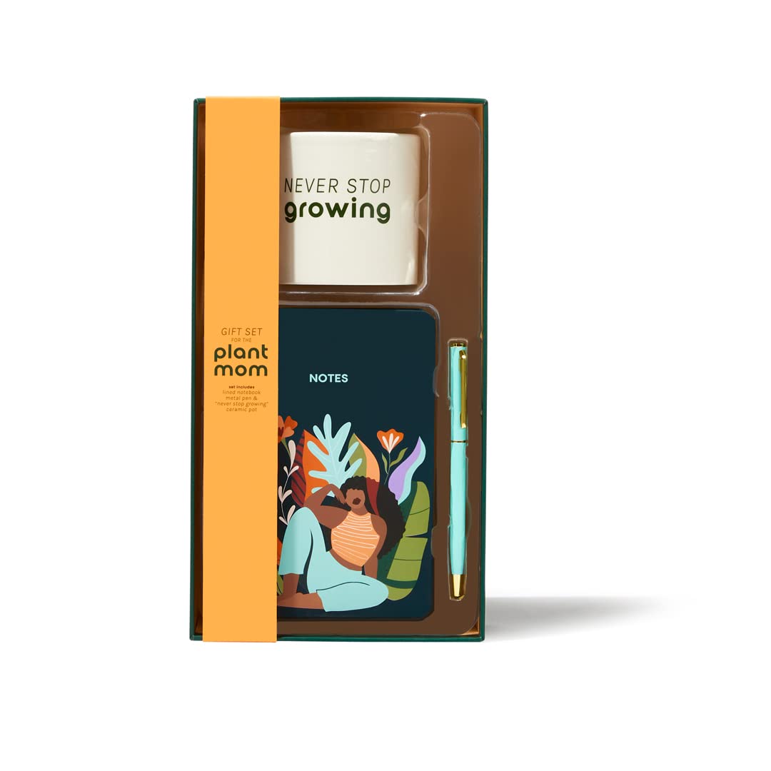 BE ROOTED Gift Set for the Plant Lover - Planter & Journal Set