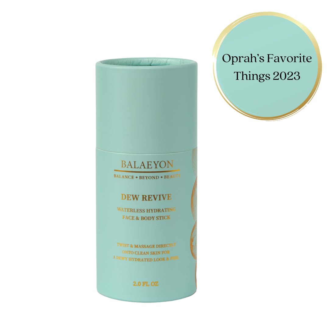 Balaeyon Dew Revive - Face & Body Hydration Balm, 2oz, Multipurpose Everyday Moisturizer, Under Eye Balm, Skin Soother, Makeup Primer, Natural Earthy Scent, No Artifical Scent