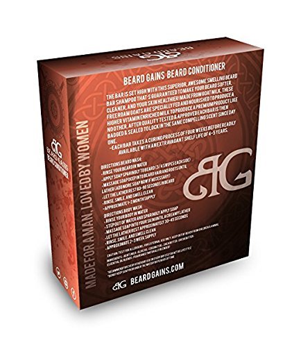 Beard Gains Organic Soap Mens Goat Milk Conditoner