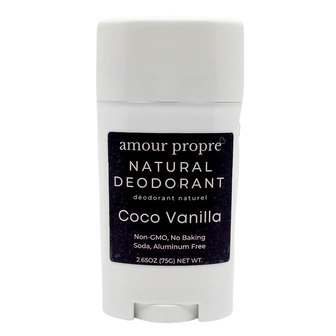 Natural Deodorant | Cornstarch-Free for sensitive skin (Coconut Vanilla)