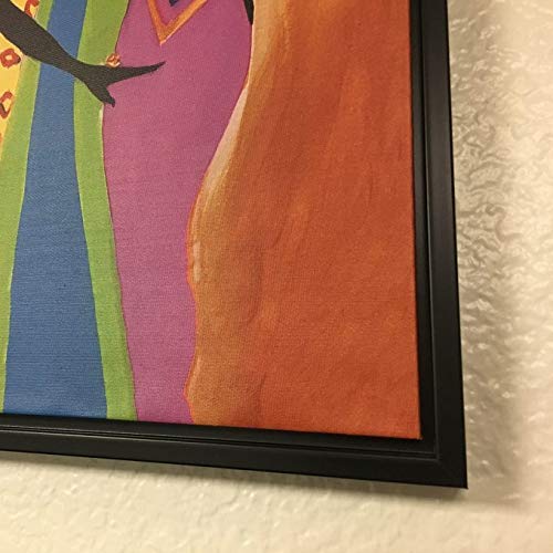 Shades of Color 7 Sisters Framed Canvas Art, 19.625 x 15.625 inches (FCA155), Multicolor