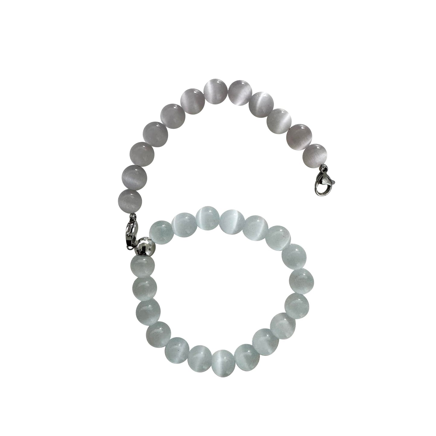 Locsanity Interlocking, Sisterlock, Dreadlock, Crochet Tool Bracelet Holder, Pink Beads (Grey)