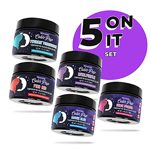 Five on it Set (5 Colors 1/4 oz ) Royal Purple | Bougie Blue | Fierce Fuchsia | Fyah red | Twerkin Turquoise