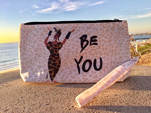 Shades of Color Cosmetic Pouch, Be You, 9 x 5 inches (CP104)