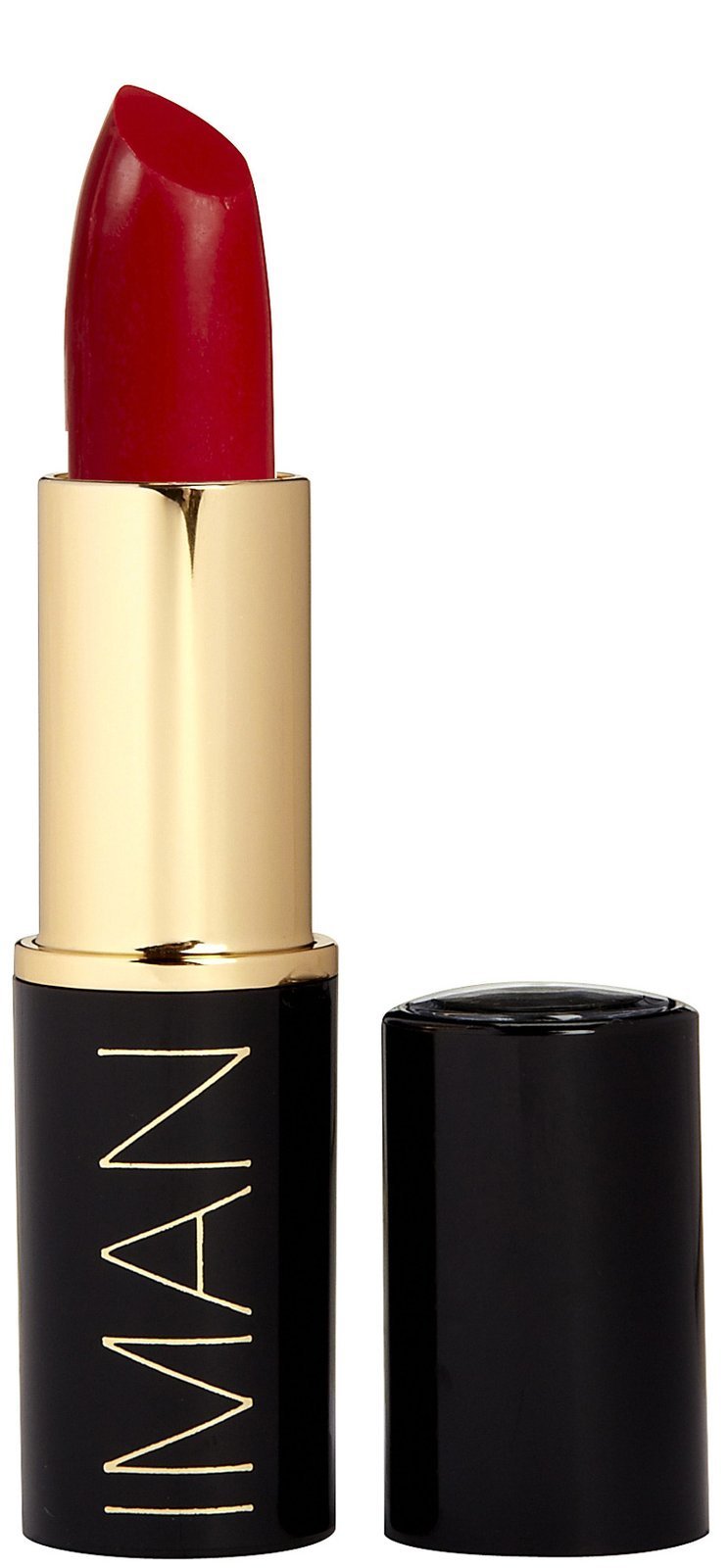 IMAN Luxury Moisturizing Lipstick, Iman Red 005 0.14 oz (4 g)