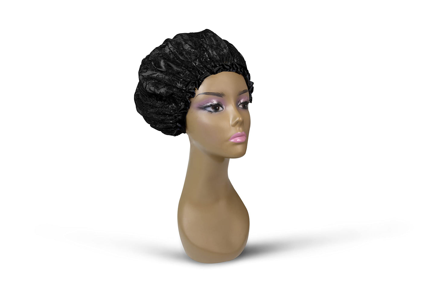Kim Kimble™ Silk Slumber Cap (Black Lace)