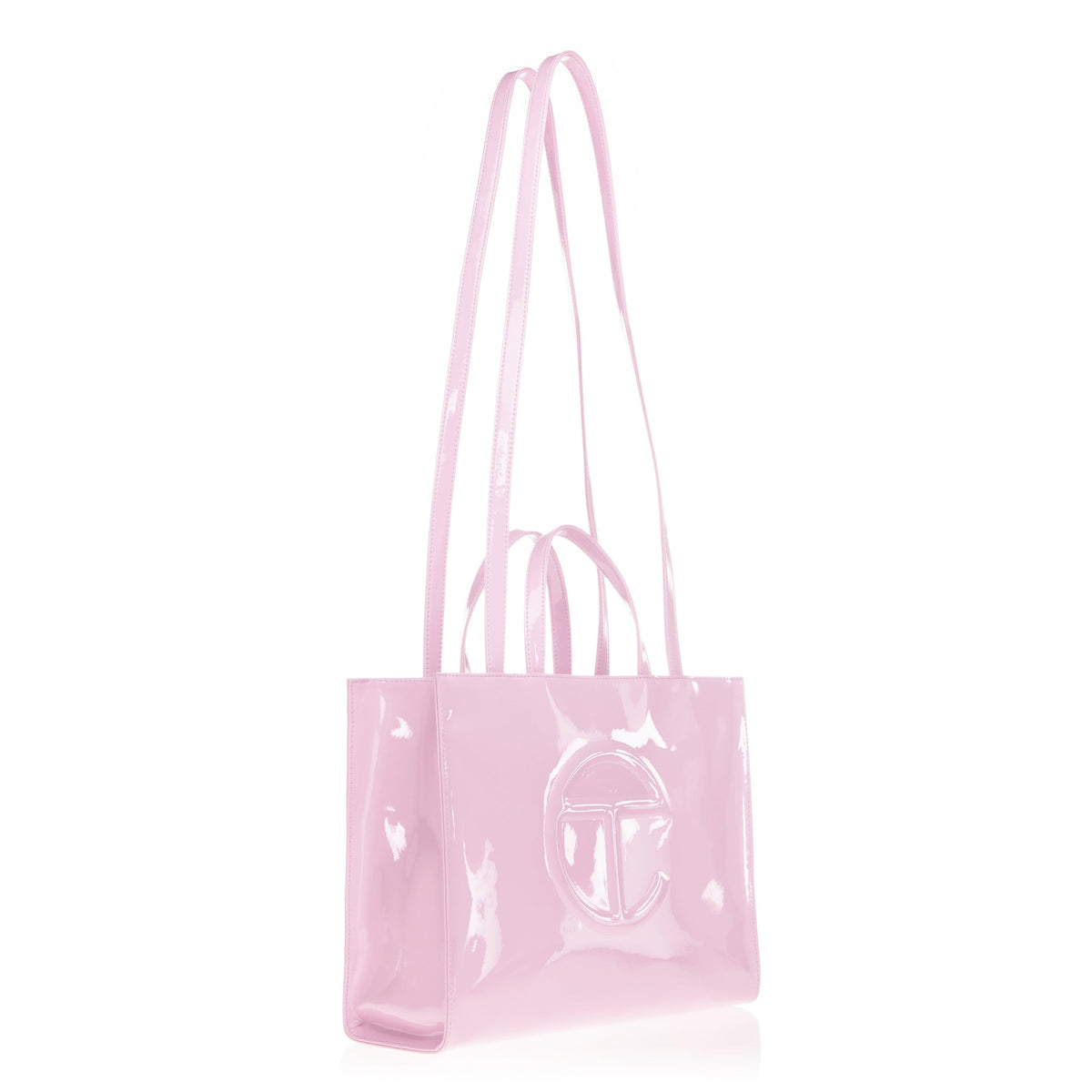 TELFAR Medium Shopping Bag - Bubblegum Patent