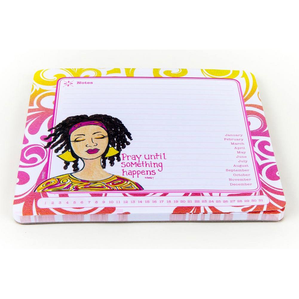 Shades of Color Memo Mouse Pad, Pray Until Something Happens (MP02)