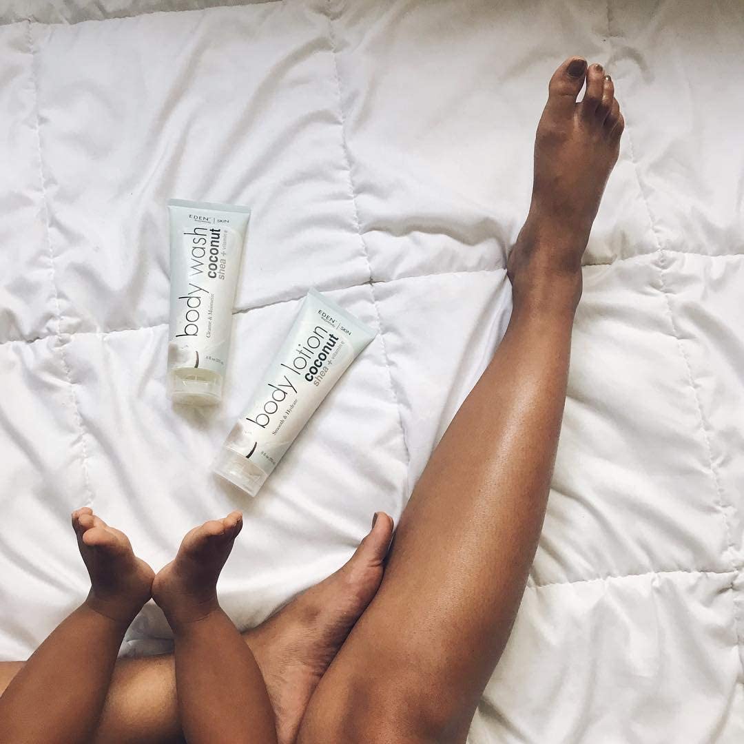 EDEN BodyWorks Coconut Shea Body Lotion | 8 oz | Lock in Moisture, Protect & Heal Skin - Includes Coconut Oil, Shea Butter + Vitamin E