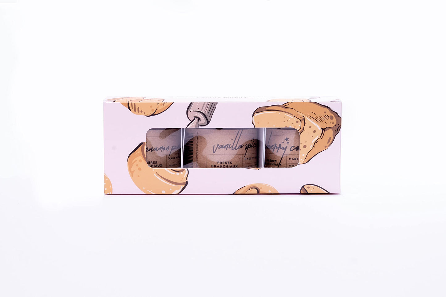 FRÈRES BRANCHIAUX Kitchen Cuddle Buddy 4 oz Scented Soy Single Wick Candle Bundle with Burn Time of 10 Hours each