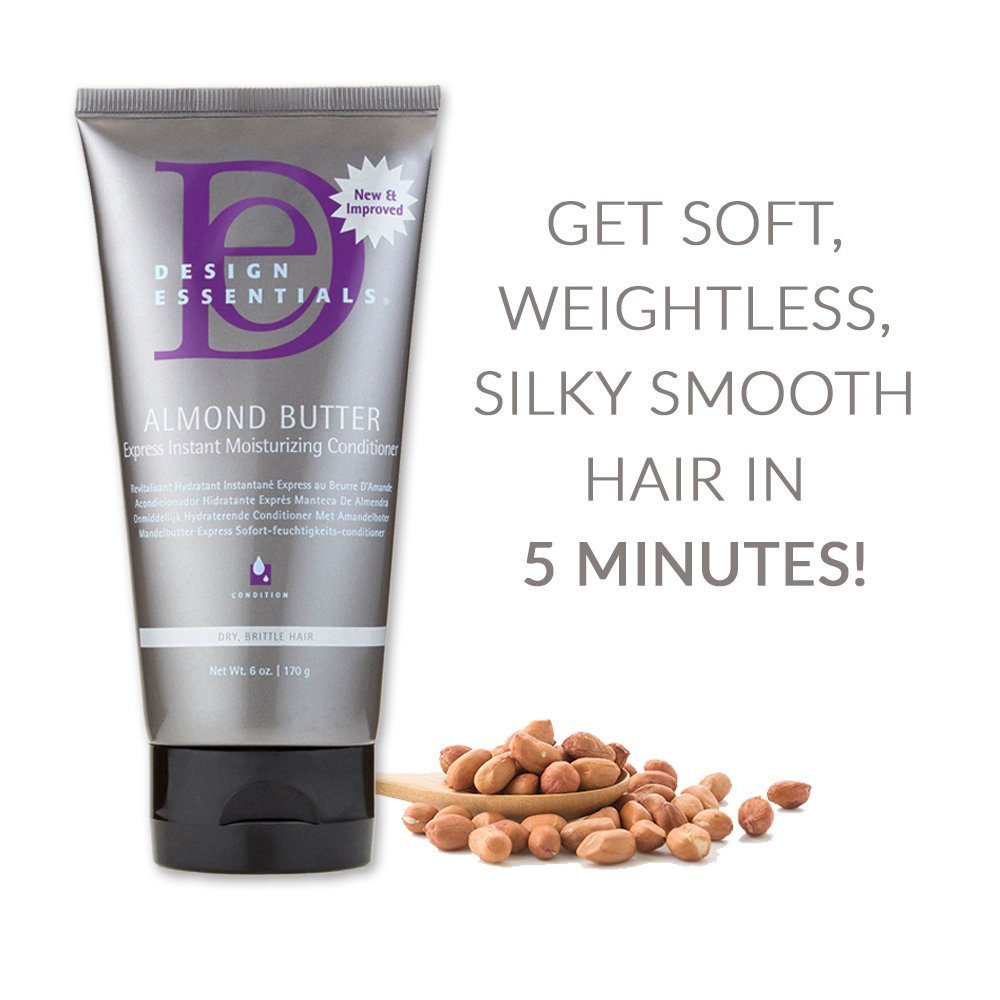 Design Essentials Almond Butter Express Instant Moisturizing Conditioner, 6 Ounces
