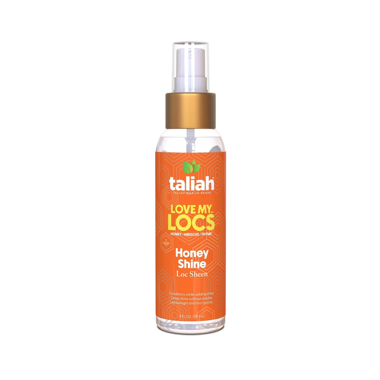 Taliah Waajid Love My Locs Honey Shine Loc Sheen | Daily Moisturizing, Alcohol-Free Refreshing Shine Spray, Hair Scalp Moisturizer 4 fl oz