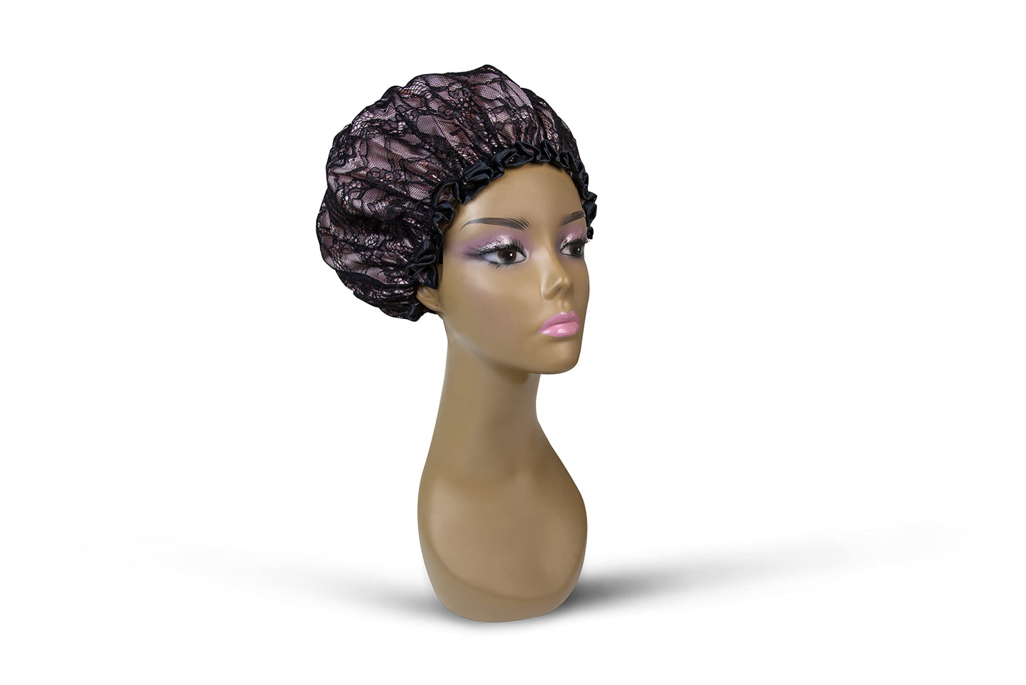 Kim Kimble™ Silk Slumber Cap (Pink Lace)