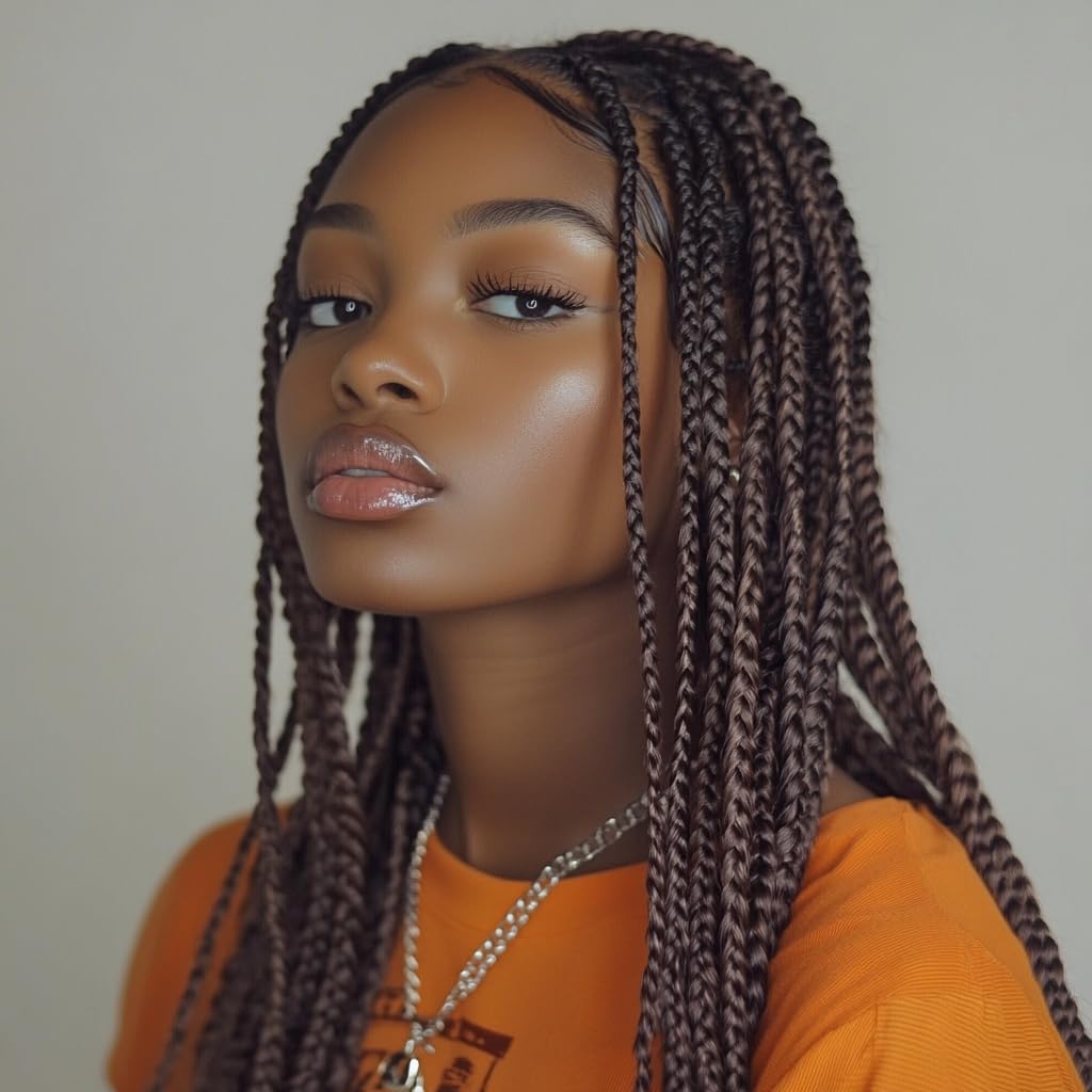 Braid Magic EcoLuxe Pre-Stretched Hair - 52 Inch, 8-Pack, 90g, Anti-Itch, Spetra Fiber, Soft Yaki Texture, Ideal for Braids & Twists, Hot Water Set, Professional Synthetic Hair Extensions (4)