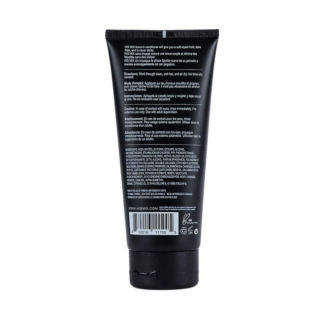 Mixed Chicks HIS MIX Leave-in Hair Conditioner for Men, 6 fl. oz. / 177 ml.