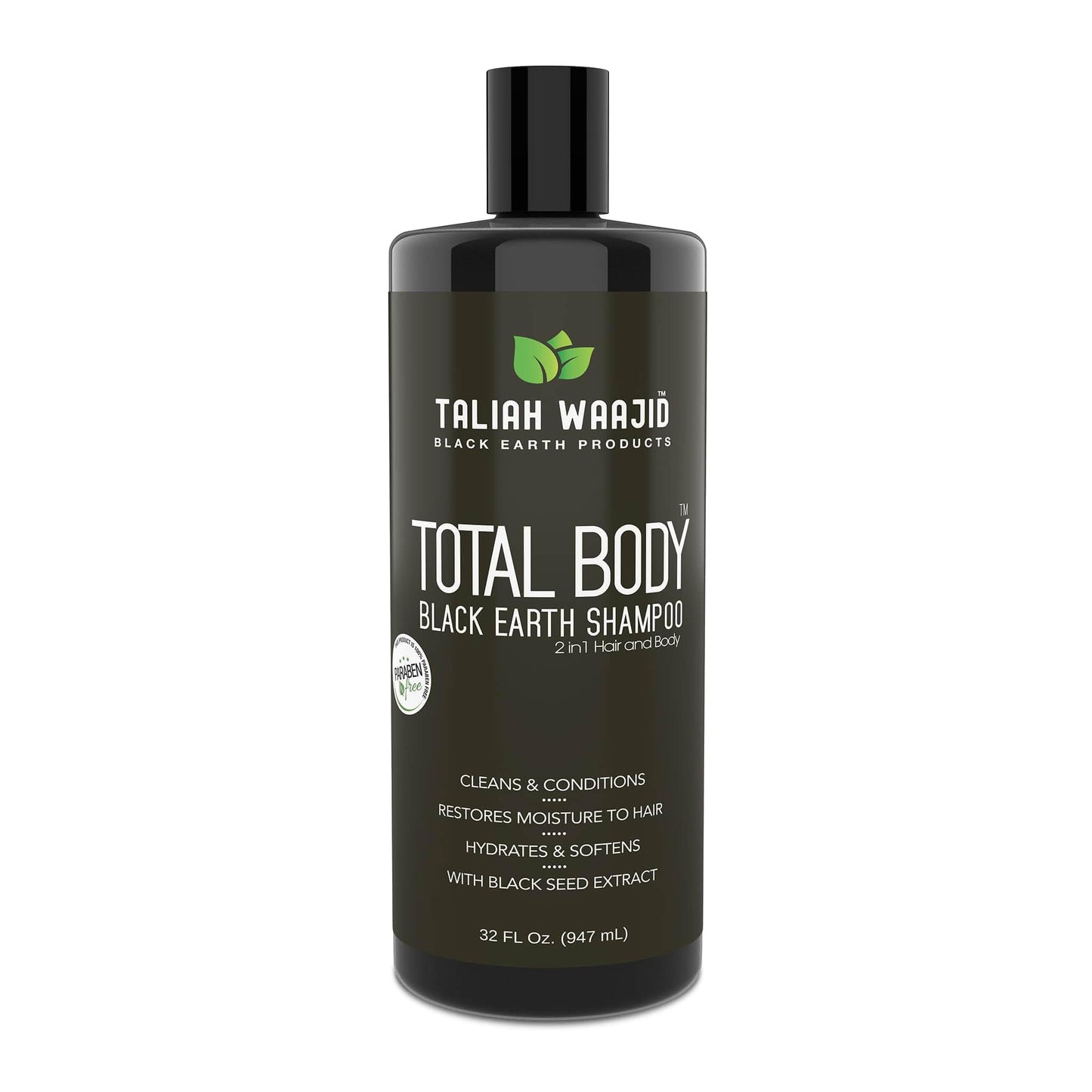 Taliah Waajid Total Body Black Earth Shampoo 32oz