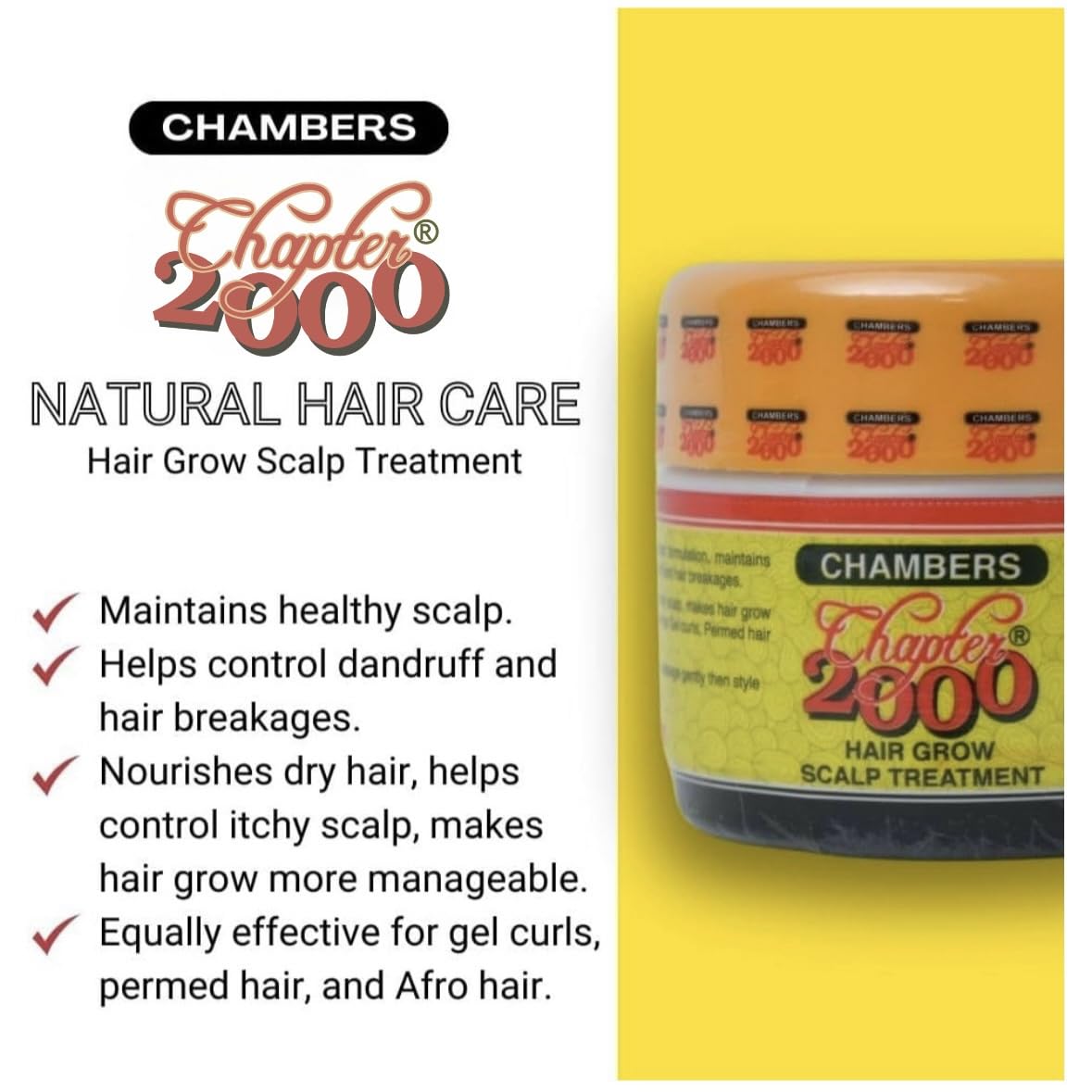 Chambers Chapter 2000 Hair Grow Scalp Treatment (160g)