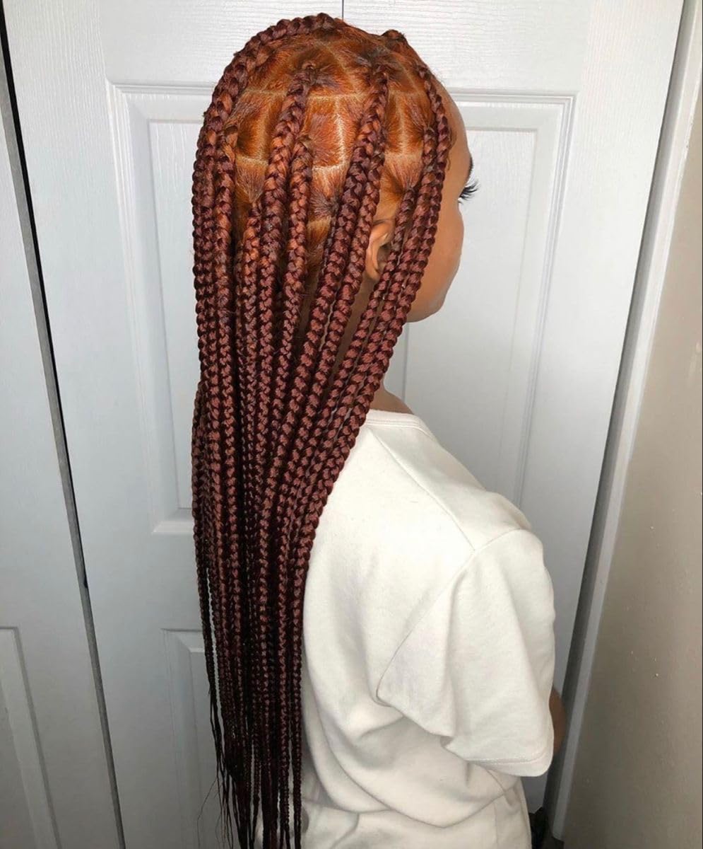 Dosso Beauty 3 Pack Hypoallergenic Pre-Stretched Braiding Hair, 28 Inches, Itch-Free, Fast Drying, Hot Water Set, Light-weight-85g, Ready To Use, Soft textured, Natural Looking color-(#350)