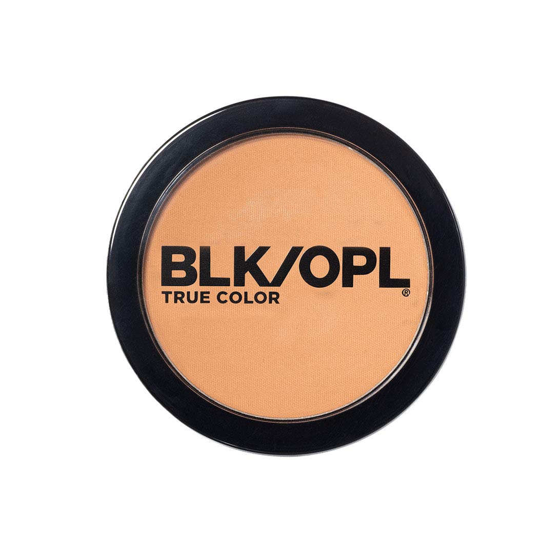 BLK/OPL Oil Absorbing Pressed Powder, Weightless, Buildable & Blendable Compact Press Powder Makeup for Face Smooths Out Blemishes, Pores or Uneven Skin Tones- Hypoallergenic - Carmel Crush