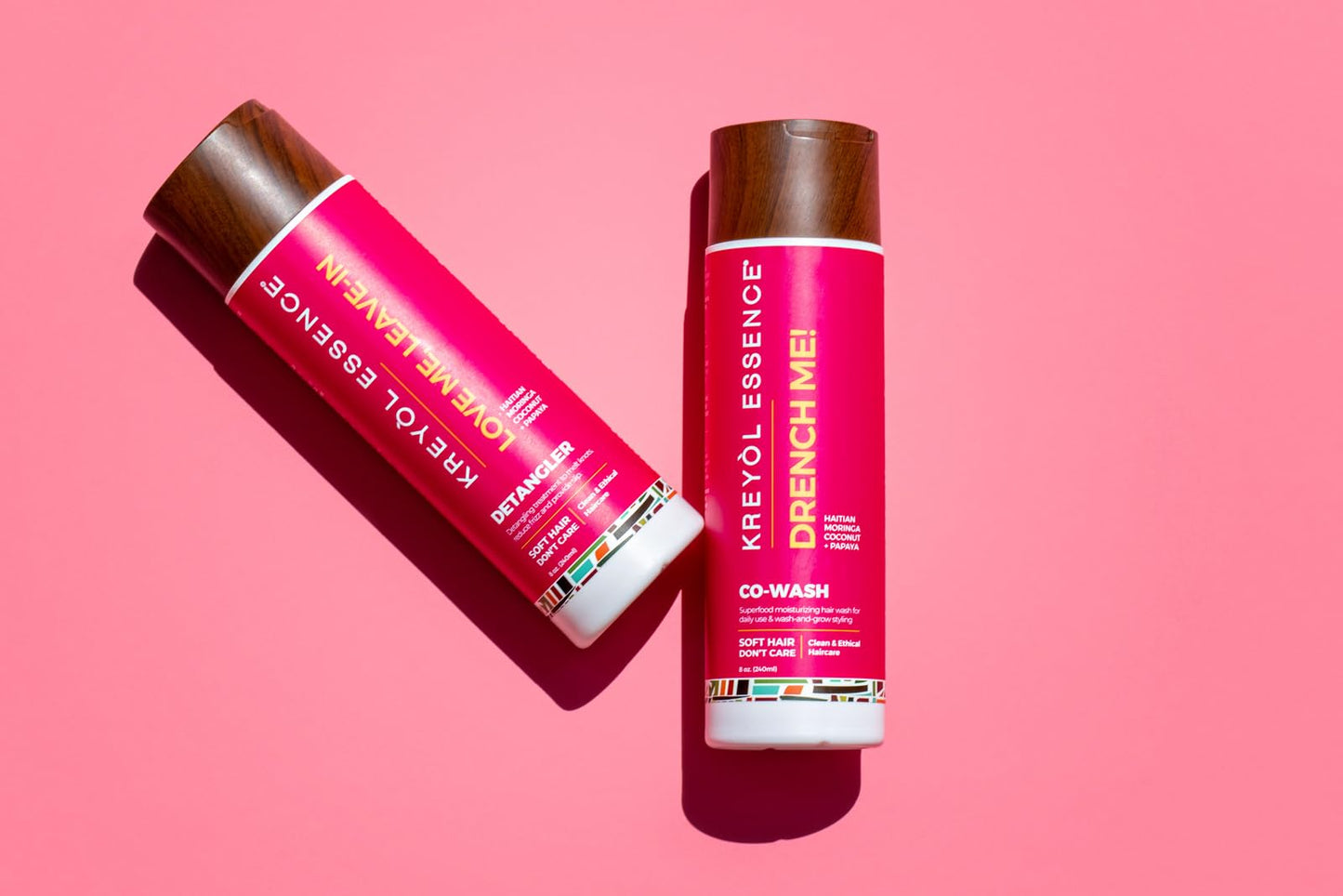 Kreyol Essence - 8 oz Moringa Styling Drench Me Co-Wash, Cleansing Conditioner, Haitian Moringa Coconut Papaya, Hair Care