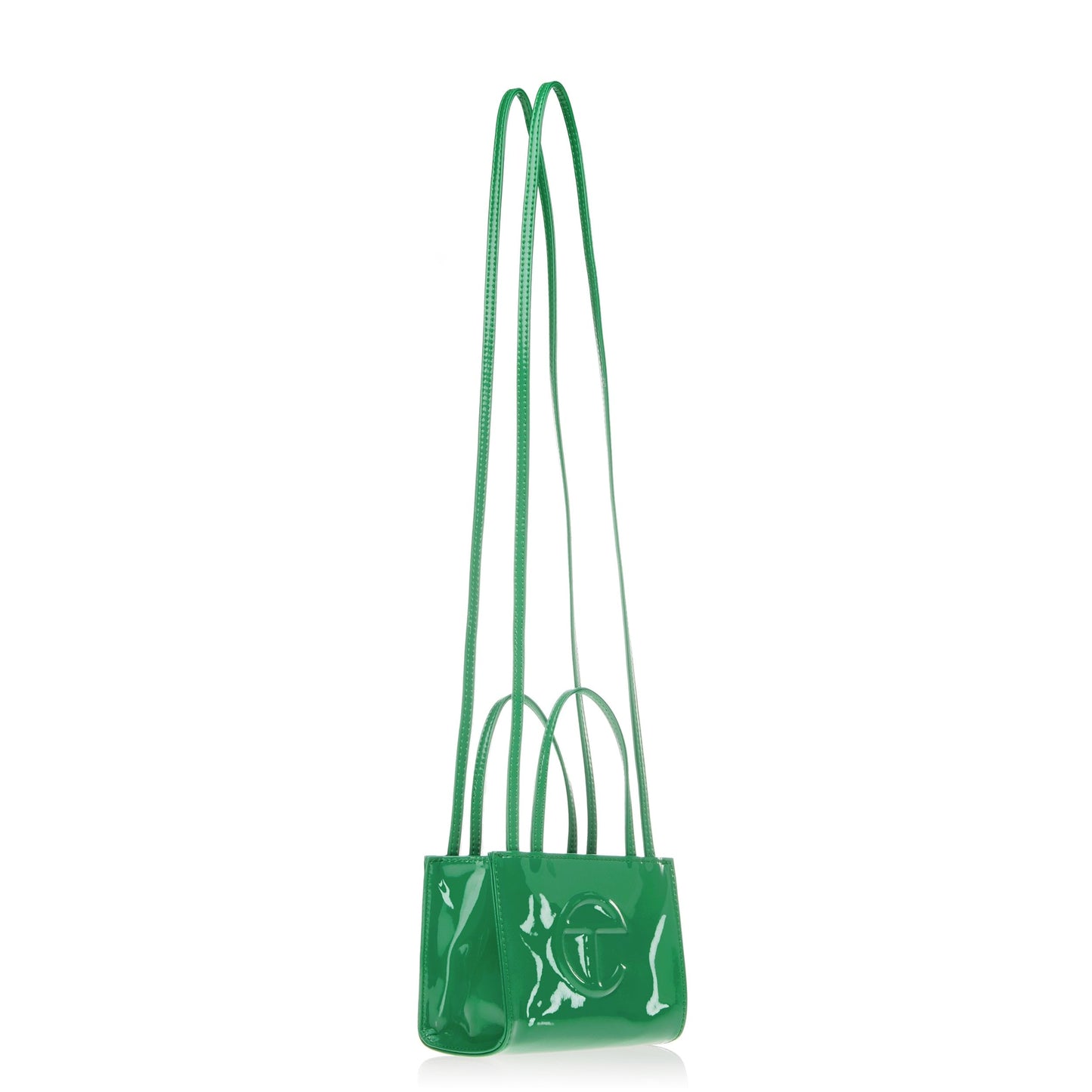 TELFAR Small Shopping Bag - Greenscreen Patent