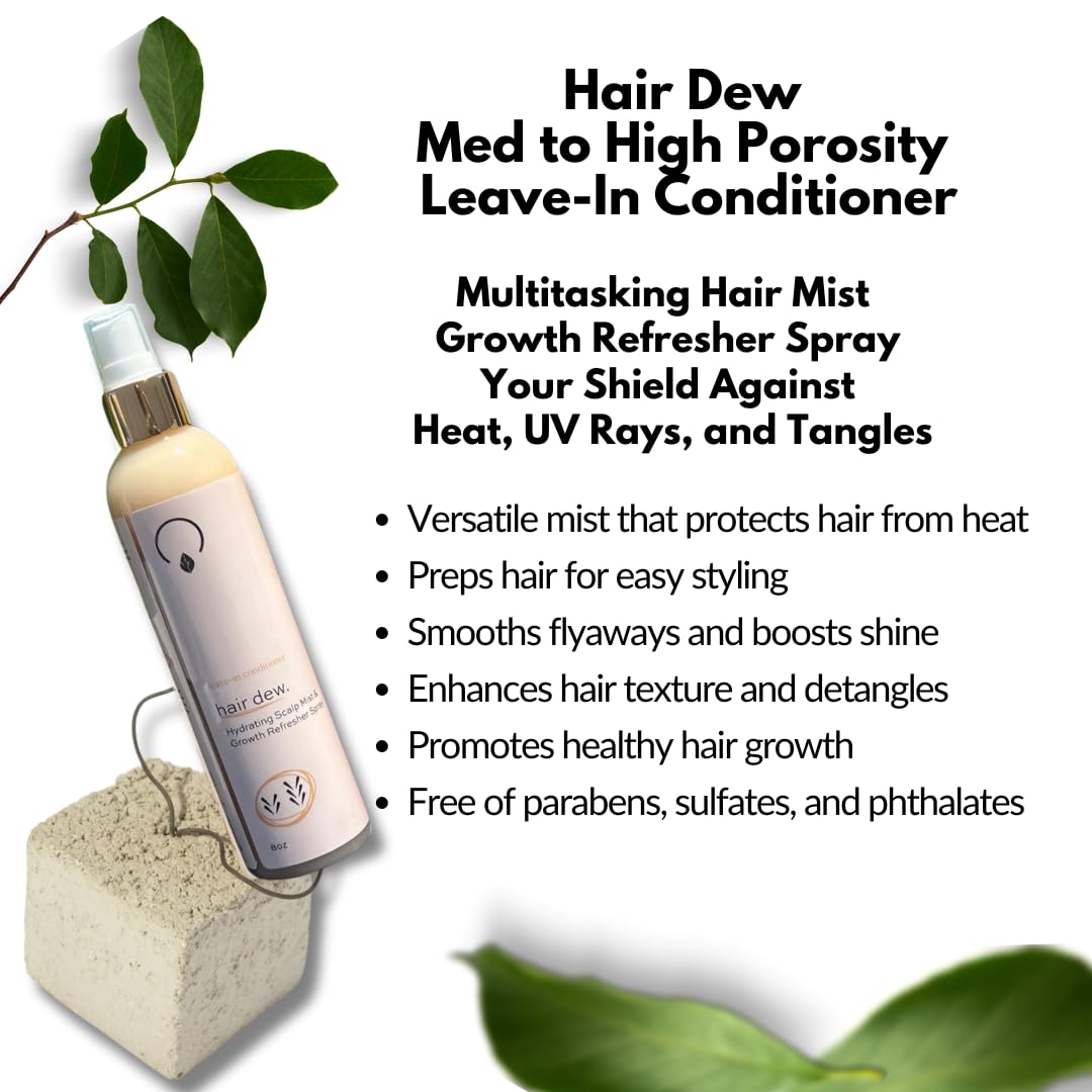 OrganiGrowHairCo Hair Dew Medium/High Porosity Leave In Conditioner