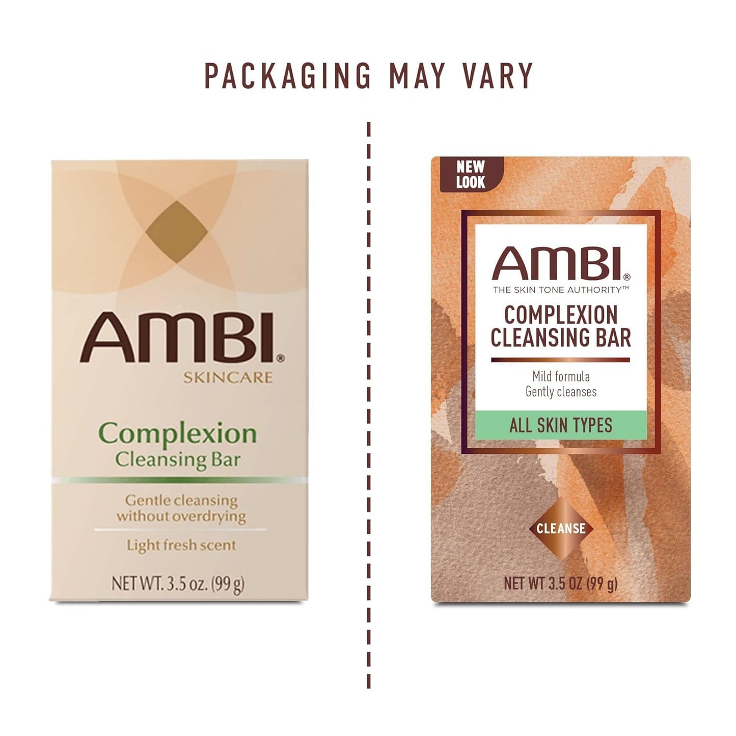 Ambi Skincare Bars Complexion Cleansing Bar, 3.5 Ounce (Pack of 6)