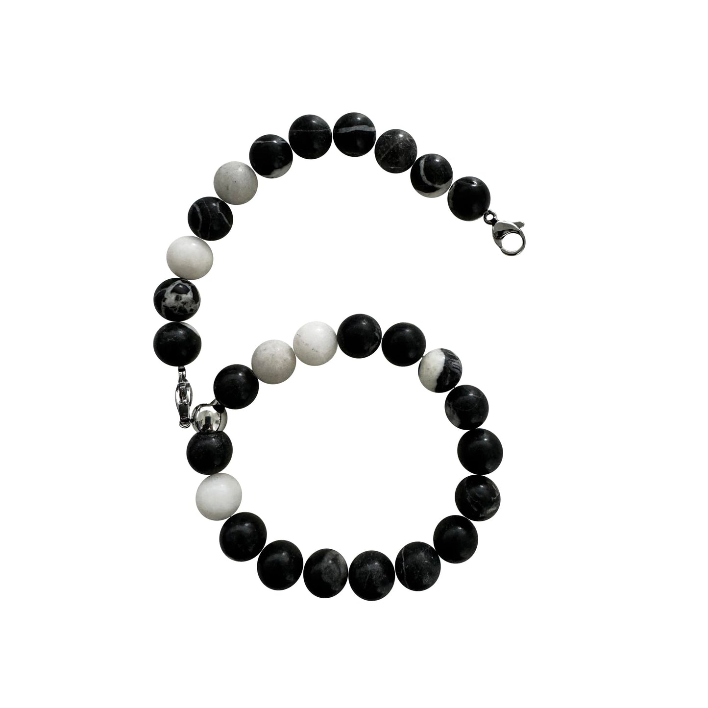 Locsanity Interlocking, Sisterlock, Dreadlock, Crochet Tool Bracelet Holder, Pink Beads (Black/White)