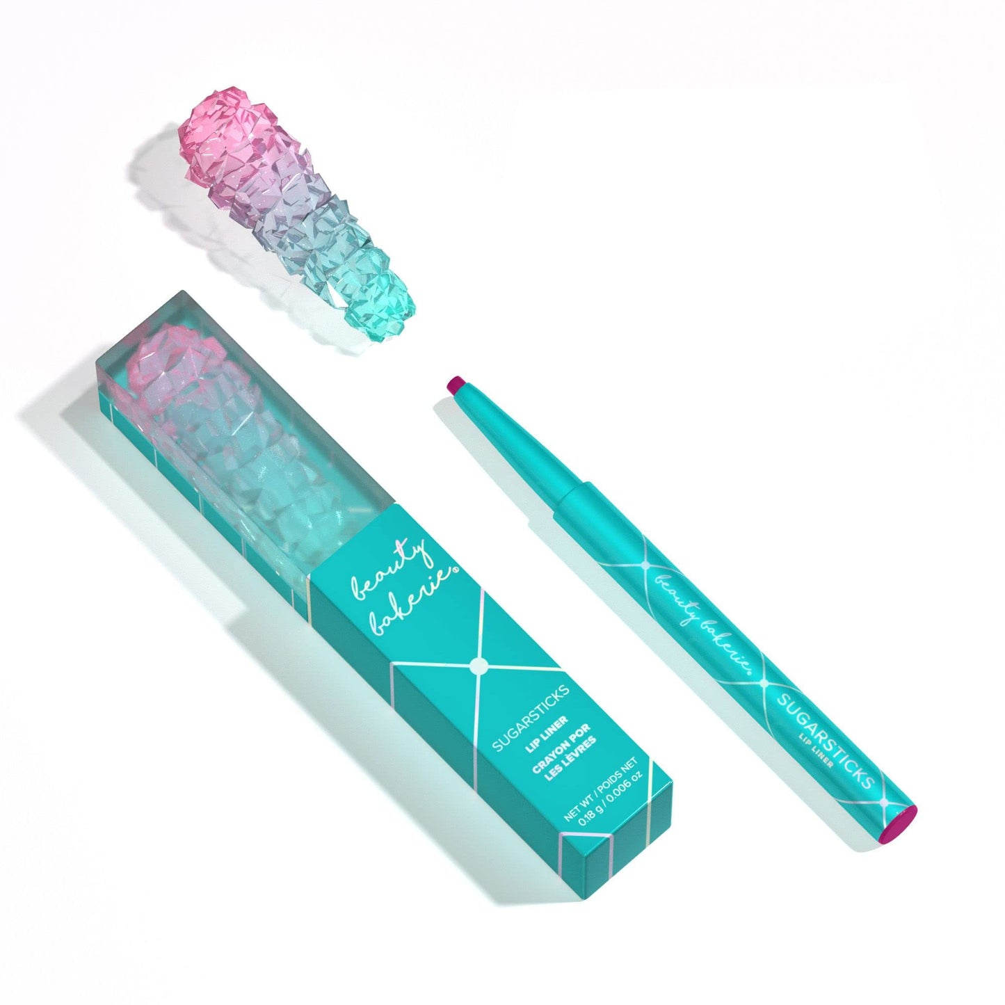 Beauty Bakerie Sugar Stick Lip Liner, Long Lasting, Retractable Lip Pencil, Sweetish Sugar Stick