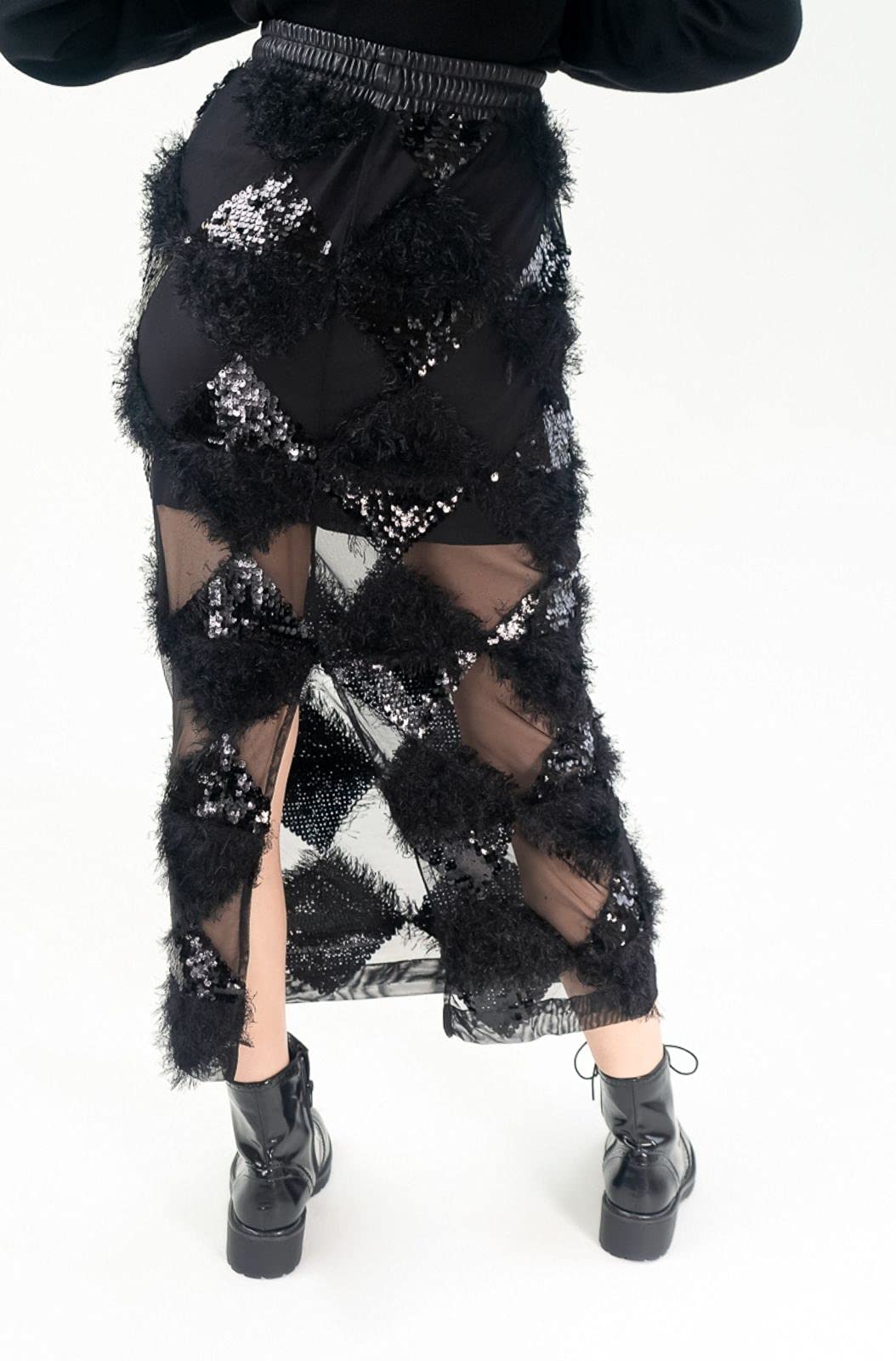 Pantora Women's Alicia Novelty Skirt, Black, Medium