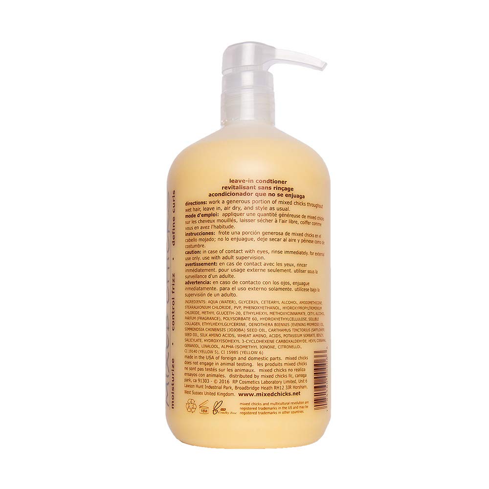 Mixed Chicks Curl Defining & Frizz Eliminating Leave-In Conditioner, 33 fl.oz.