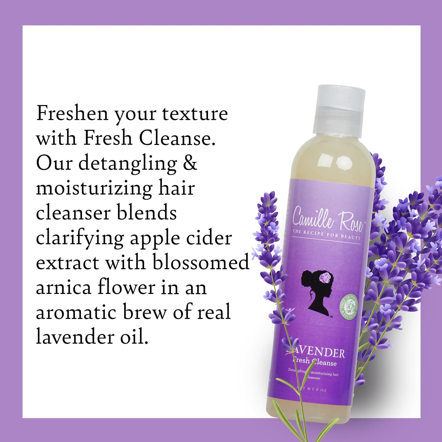 Camille Rose Lavender Fresh Cleanse, 8 oz