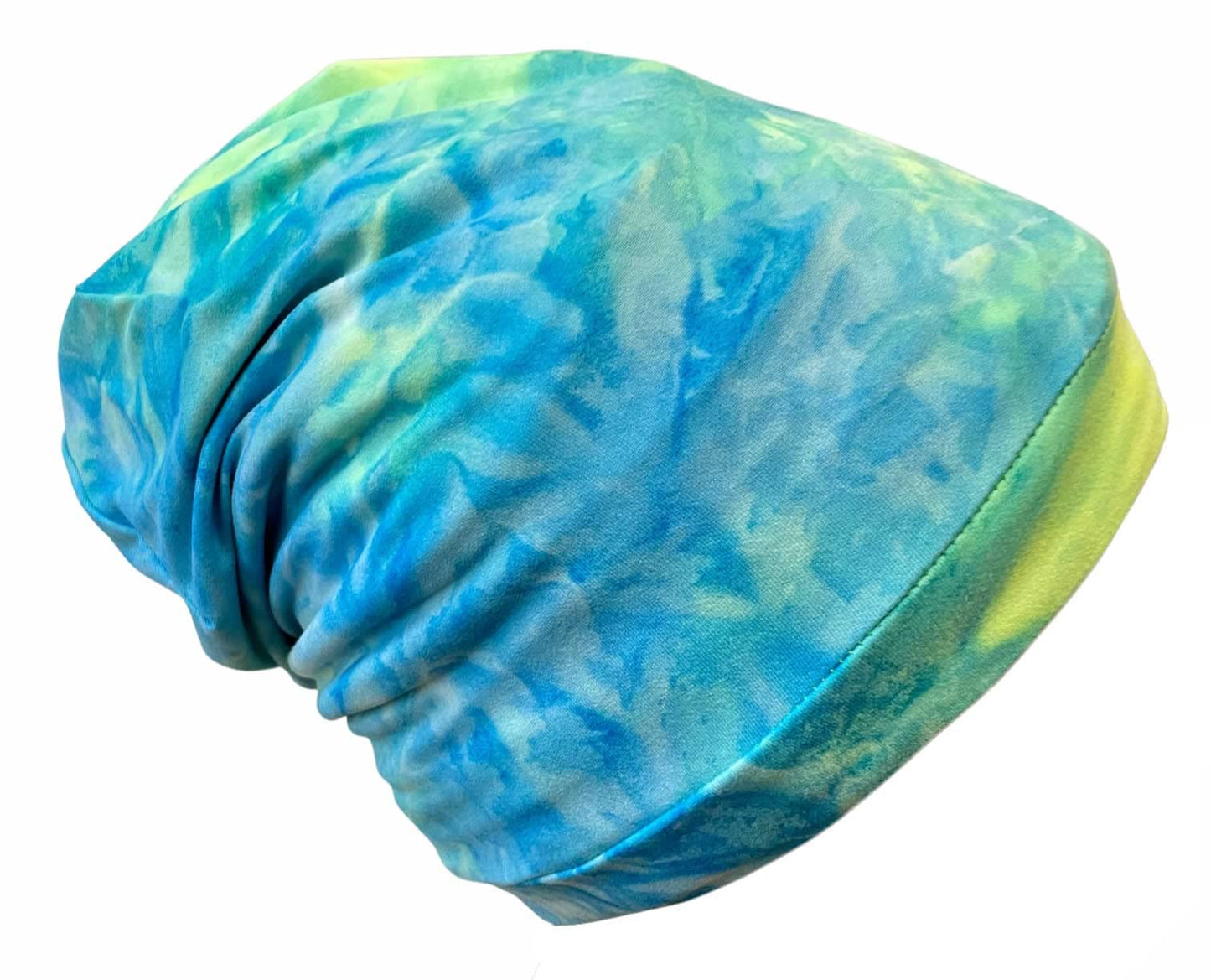 Fairy Black Mother Day & Night Adjustable Hair Cap Satin Bonnet Alternative for All Hair Styles Dreadlocks Locs & Braids(Greenprint,Medium)