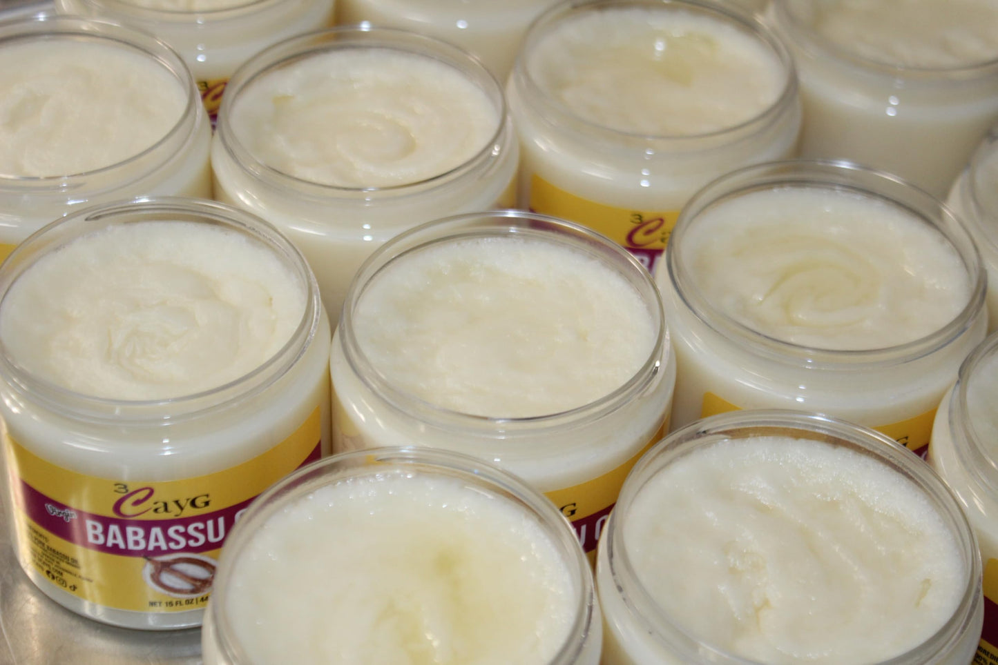 3CayG Virgin Unrefined Babassu Oil, Cold Pressed, For Strenthening and Conditioning Hair and Skin 15 fl oz (Pack of 1)