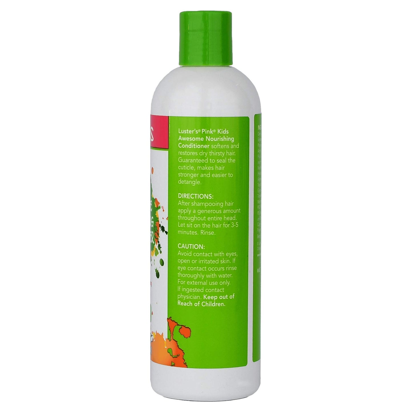 Luster's Pink Kids Awesome Nourishing Conditioner, 12 Ounce Made with Coconut Oil, Olive Oil and Shea Butter.