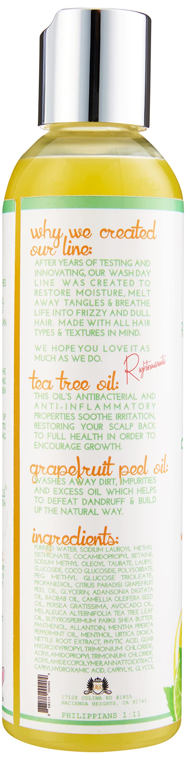 Righteous Roots Clarifying Shampoo