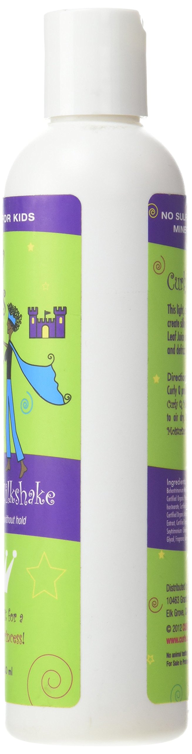 Curls Curly Q Milkshake Light Lotion for Kids - Children's Fine, Wavy, Curly Hair - Defines, Defrizzes, and Softens - Hydrating and Frizz-Free - 8 Fl Oz