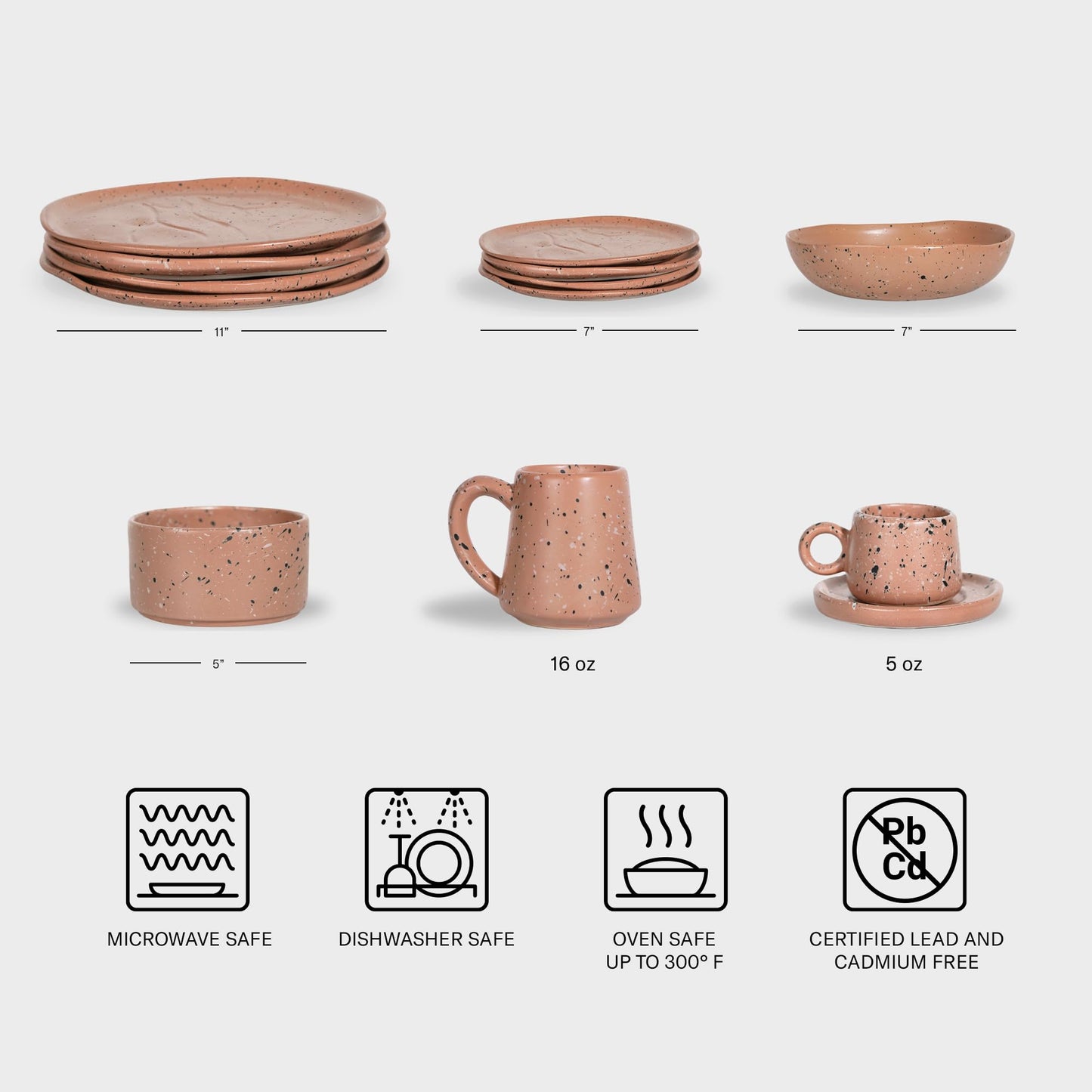 SWEET JULY Edgewater Collection Soup Bowl - Durable, Hand-Thrown Ceramic, 4-Inch Soup Bowl for Soups, Sauces, & Sides - Avail. in White, Black, Gray, and Chai (Chai Speckled)