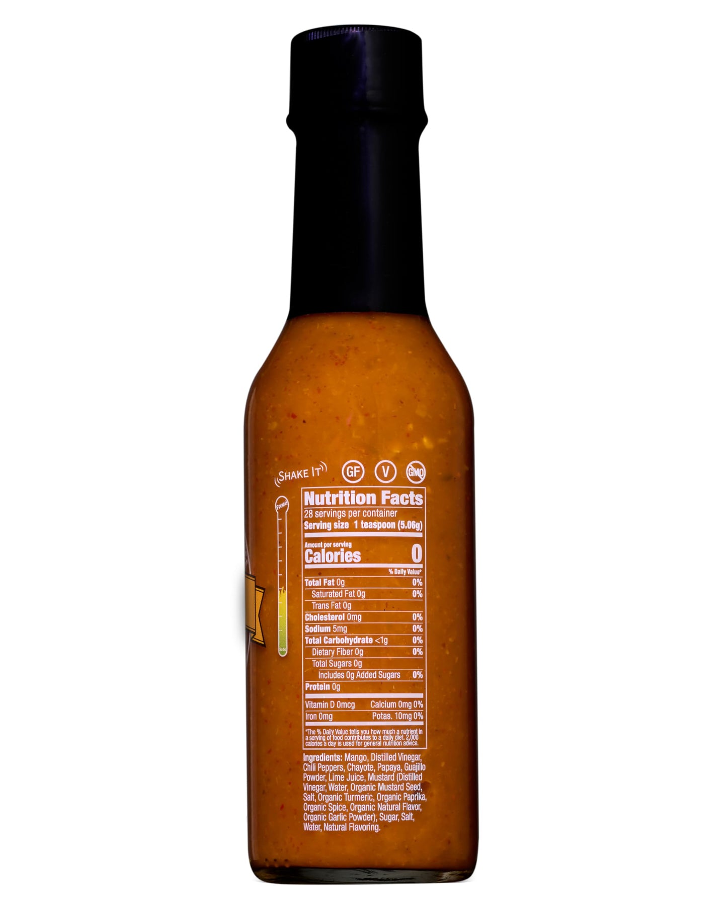 Grandma's Mango Pepper Sauce 2 Pack - Medium Heat Hot Sauce - Vegan - Gluten Free - Non-GMO - Low Sodium - Low Carb - Fabulous Flavor and Kick - Woman Owned - Black Owned - Veteran Owned - 5 oz Bottle