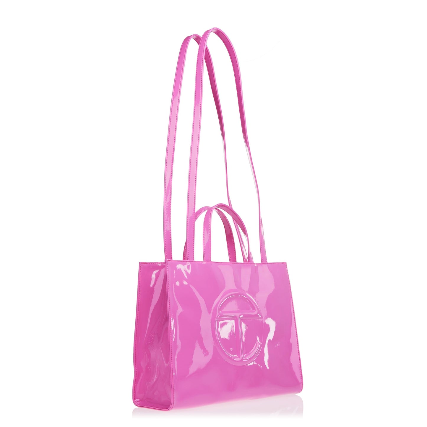 TELFAR Medium Shopping Bag - Pink Patent
